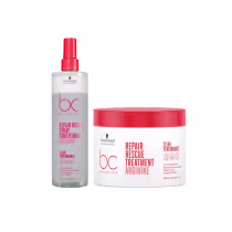 Imagem do produto Kit Schwarzkopf Professional BC Bonacure Repair Rescue Spray Conditioner 400ml + Máscara 500ml