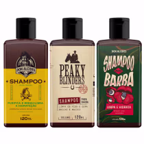 Imagem do produto Kit 3x Shampoo Para Barba Lemon Peaky e Guaraná Don Alcides