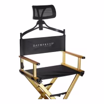 Imagem do produto Cadeira Gold  Dobravel Portatil Maquiagem Diretor Maquiador