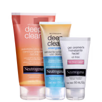 Imagem do produto Kit Neutrogena Deep Clean Energizing + Grapefruit + Hidratação Oil Free (3 Produtos)