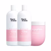 Imagem do produto Kit Magic Beauty Crystal Glow Shampoo, Condicionador 1L e Máscara 500g