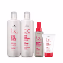 Imagem do produto Kit Schwarzkopf Bc Repair Rescue - Shampoo 1L + Condicionador 1L + Sealed Ends 100ml + Spray Conditioner 200ml