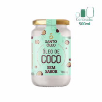 Imagem do produto OLEO DE COCO SEM SABOR 500ML - SANTO ÓLEO