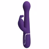 Imagem do produto Vibrador de Ponto G e Clitóris Rotativo com Vai e Vem Twinkled 3 Roxo