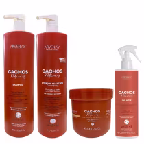 Imagem do produto Kit Arvensis Professional Cachos Naturais - Shampoo 1L + Ativador De Cachos 1L + Geleia 500g + Day After 250ml