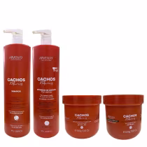 Imagem do produto Kit Arvensis Professional Cachos Naturais - Shampoo 1L + Ativador De Cachos 1L + Máscara 500g + Geleia Ativadora 500g