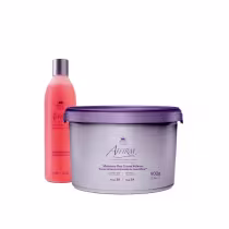 Imagem do produto Kit Avlon Affirm -  Moisture Plus Creme Relaxer 900g + Liquid Activator 265ml