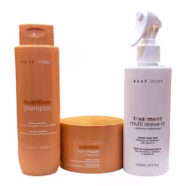 Imagem do produto Kit Braé Stages Nutrition - Shampoo 250ml + Máscara 200g + Leave-In 260ml