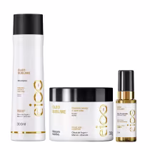 Imagem do produto Kit Eico Pro Óleo Sublime - Shampoo 300ml + Máscara 300g + Óleo 30ml