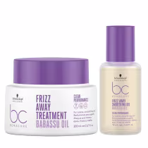 Imagem do produto Kit Schwarzkopf BC Bonacure Frizz Away - Máscara 200ml + Smoothing Oil 50ml