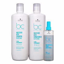 Imagem do produto Kit Schwarzkopf Professional BC Moisture Kick Glycerol - Shampoo 1L + Condicionador 1L + Spray Conditioner 200ml