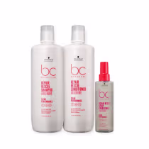 Imagem do produto Kit Schwarzkopf Bc Repair Rescue - Shampoo 1L + Condicionador 1L + Spray Conditioner 200ml