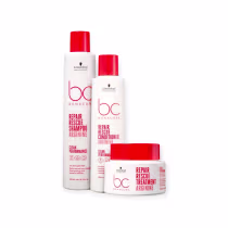 Imagem do produto Kit Schwarzkopf Bc Repair Rescue - Shampoo 250ml + Condicionador 200ml + Máscara 200g