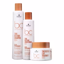 Imagem do produto Kit Schwarzkopf Bc Time Restore Q10 - Shampoo 250ml + Condicionador 200ml + Máscara 200ml