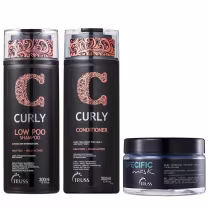 Imagem do produto Kit Truss Curly - Shampoo Low-Poo 300ml + Condicionador 300ml + Máscara Specific 180g