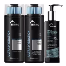 Imagem do produto Kit Truss Ultra Hydration - Shampoo 300ml + Condicionador 300ml + Hair Protector 250ml