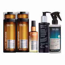 Imagem do produto Kit Truss Nutri Infusion - Shampoo 300ml + Condicionador 300ml + Óleo 60ml + Night Spa 250ml + Uso Obrigatório Spray 260ml