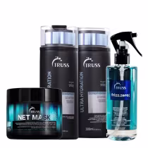 Imagem do produto Kit Truss Ultra Hydration - Shampoo 300ml + Condicionador 300ml + Frizz Zero Spray 260ml + Net Mask 550g