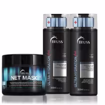 Imagem do produto Kit Truss Ultra Hydration Plus - Shampoo 300ml + Condicionador 300ml + Net Mask 550g