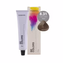 Imagem do produto Coloração Madamelis Be Colors Louro Claro Bege 8.31 60 g
