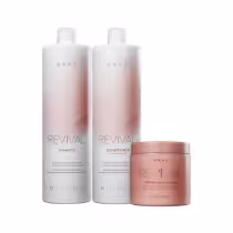 Imagem do produto Braé  Revival Shampoo 1000ml + Condicionador 1000ml + Máscara 500g