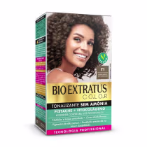 Imagem do produto Bio Extratus - Tonalizante Bio Extratus C.O.L.O.R - 71 Louro Médio Acinzentado