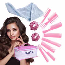 Imagem do produto Kit capilar com pentes e toalha Love My Hair Beleza Express