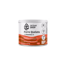 Imagem do produto Ferro Quelato + Vitamina C 400mg 60 caps Ocean Drop