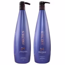 Imagem do produto Aneethun Kit Linha A (Shampoo + Creme de Silicone)  1L