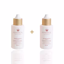 A imagem mostra duas unidades do Diluidor e Blindagem APMarcal Collection Makeup Rescue de 30ml cada