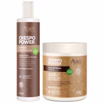 Imagem do produto Kit Apse Crespo Power Tratamento Finalização Completo Co Wash E Creme De Pentear Vegano	
