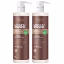 Imagem do produto Kit 2 Gelatina Ativadora Apse Apice Crespo Power Umidificadora Cabelo Profissional Vegano 500ml	
