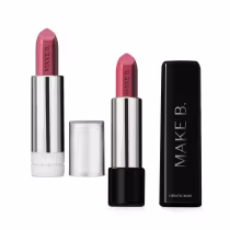 Imagem do produto Combo Make B.: Batom Glossy Rosa Rose 3,6g + Refil 3,6g