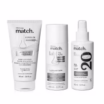 Imagem do produto Combo Match Lab: Acidificante 100ml + Spray Capilar 150ml + Leave-In 150ml