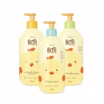 Imagem do produto Combo Boti Baby: Shampoo Suave 400ml + Condicionador Suave 400ml + Sabonete Líquido de Glicerina 400ml