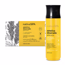 Imagem do produto Combo Nativa SPA Ameixa Dourada: Body Splash 200ml + Sabonete em Barra 2x90g
