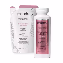 Imagem do produto Combo Match Hidratação e Brilho: Shampoo 300ml + Refil 250ml