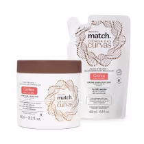 Imagem do produto Combo Match Ciência das Curvas Cachos: Creme Para Pentear 450ml + Refil 400ml