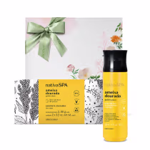 Imagem do produto Combo Presente Nativa SPA Ameixa Dourada: Body Splash 200ml + Sabonetes 2x90g + Caixa de Presente