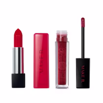 Imagem do produto Combo Make B. Cereja Rouge: Batom Vermelho 3,6g + Gloss Labial Vermelho 5ml