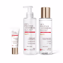 Imagem do produto Kit Botik o Boticário Cica Pantenol + Ceramidas Limpeza Multirreparadora Calmante Trio (3 Produtos)