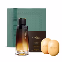 Imagem do produto Combo Presente Dia dos Pais Malbec Pure Gold: Desodorante Colônia 100ml + Sabonete em Barra 2x80g + Caixa Presenteável
