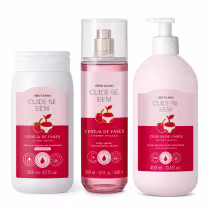 Imagem do produto Combo Cuide-se Bem Cereja De Fases: Sabonete Líquido 2 em 1 200ml + Loção Corporal 400ml +Body Splash 200ml