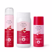 Imagem do produto Combo Cuide-se Bem Cereja De Fases:  Sabonete Líquido 2 em 1 200ml + Spray Íntimo Desodorante 75ml +Óleo Térmico Corporal 110ml