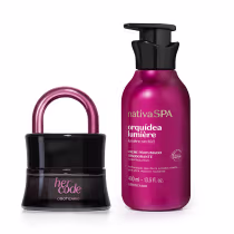 Imagem do produto Combo Her Code Touch 50ml + Creme Perfumado Nativa Spa Orquídea Lumiére 400ml
