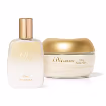 Imagem do produto Combo Lily Autocuidado: Creme Acetinado Cashmere 250g + Spray Perfumado para Cabelos Hair Mist 50ml