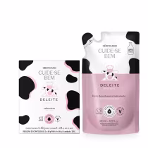 Imagem do produto Combo Cuide-Bem Deleite: Refil Loção Corporal 350ml + Sabonete em Barra 4x80g