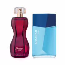 Imagem do produto Combo Perfumaria Para Casal: Quasar Rush 100ml + Glamour Diva 75ml