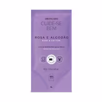 Imagem do produto Refil Creme Hidratante para Mãos Cuide-se Bem Rosa e Algodão 40g