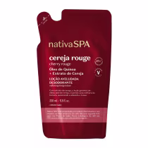 Imagem do produto Refil Loção Aveludada Desodorante Corporal Nativa Spa Cereja Rouge 350ml